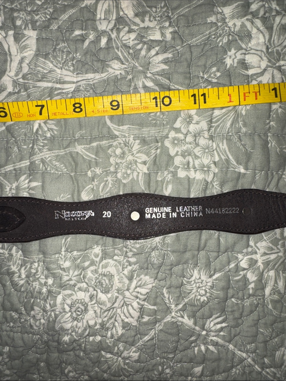 Nocona Brown and Realtree Kids Leather Belt - Picture 2 of 5